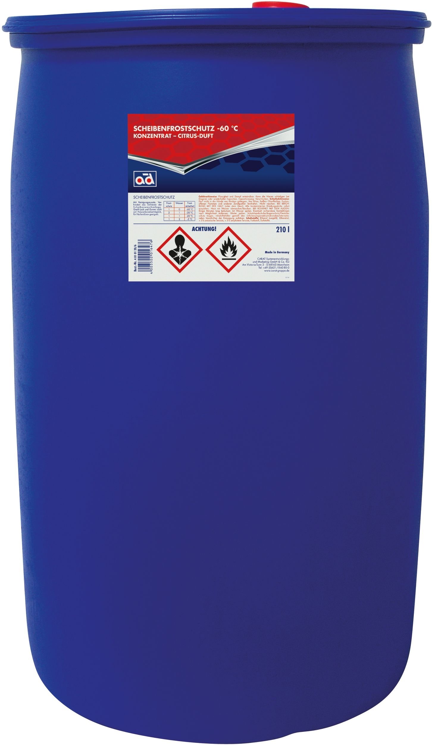 ad Scheibenfrostschutz -60°C 210 Liter