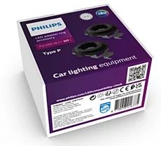 PHILIPS Lampenfassung, Hauptscheinwerfer Adapter Ring H7-LED