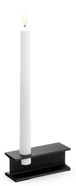 HENRY METAL I Kerzenhalter schwarz