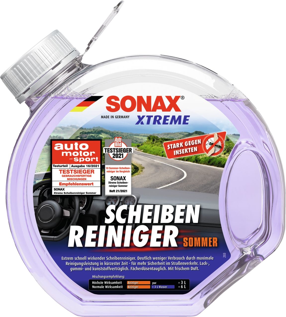 SONAX Reiniger, Scheibenreinigungsanlage XTREME ScheibenReiniger Sommer