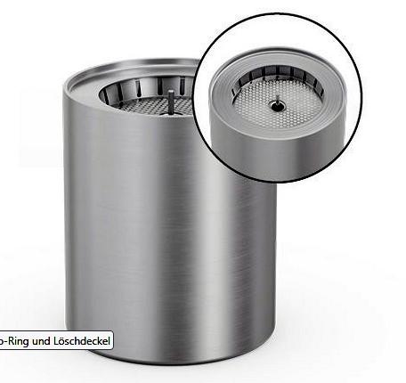 SPIN 1200 Bio-Burner mit Eco-Ring und Löschdeckel