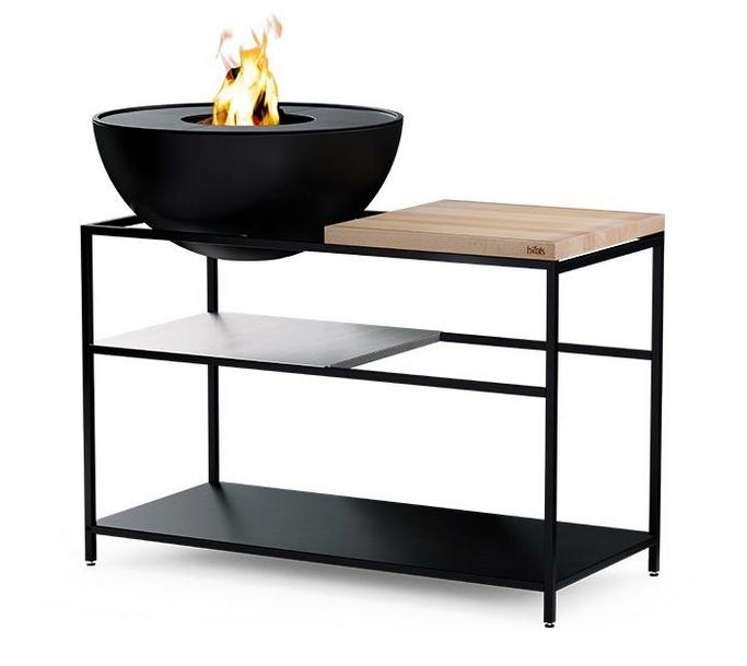 FIRE KITCHEN mit BOWL 70 Plancha-Grillset tief