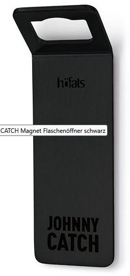 JOHNNY CATCH Magnet Flaschenöffner schwarz