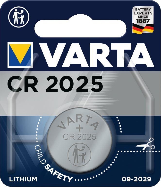 Knopfzelle CR 2025 - 3 Volt
