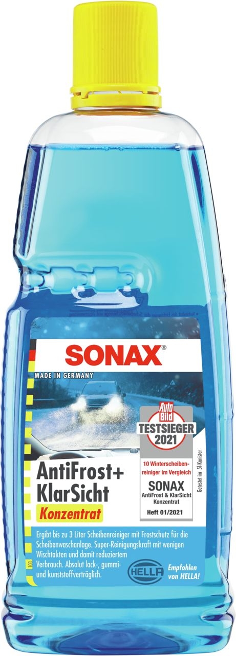 SONAX Scheibenfrostschutz AntiFrost&KlarSicht Konzentrat 1 Liter