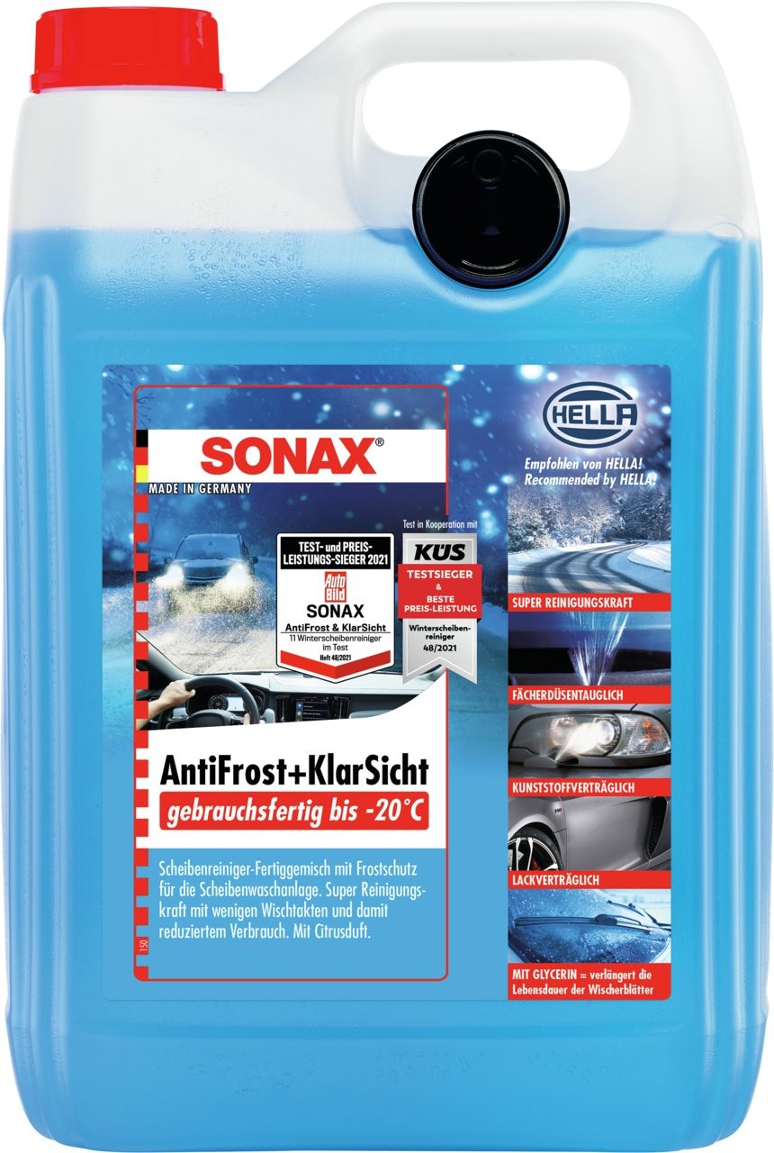 SONAX Frostschutz, Scheibenreinigungsanlage AntiFrost+KlarSicht