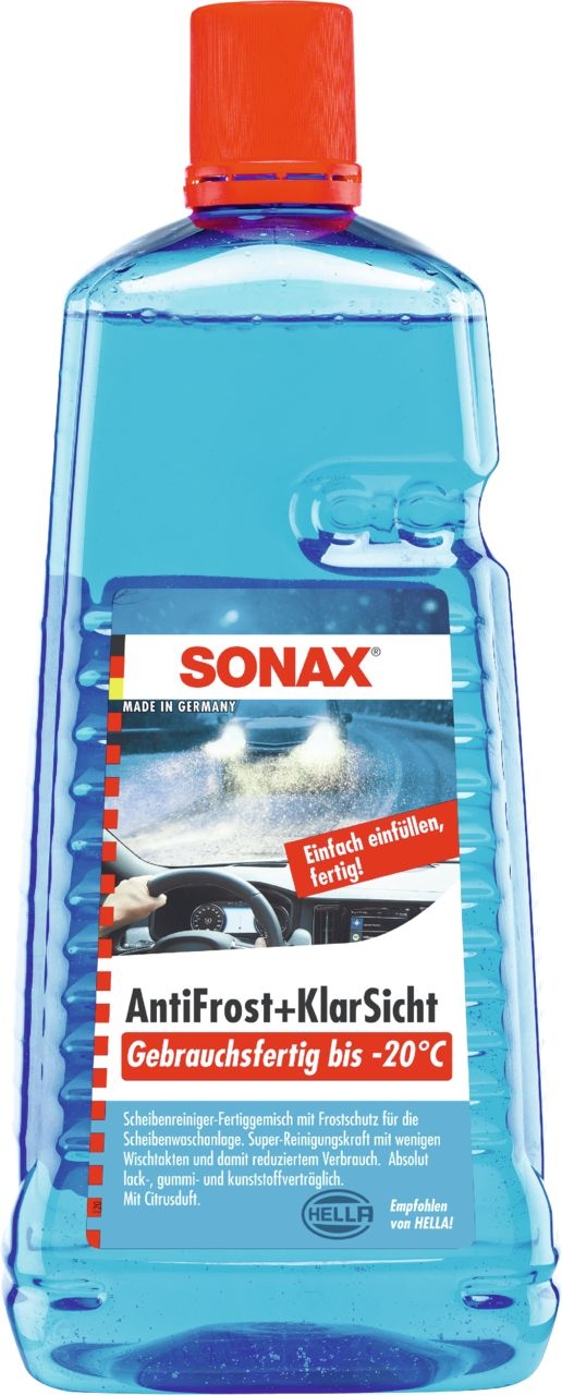 SONAX Scheibenfrostschutz AntiFrost&KlarSicht 2 Liter