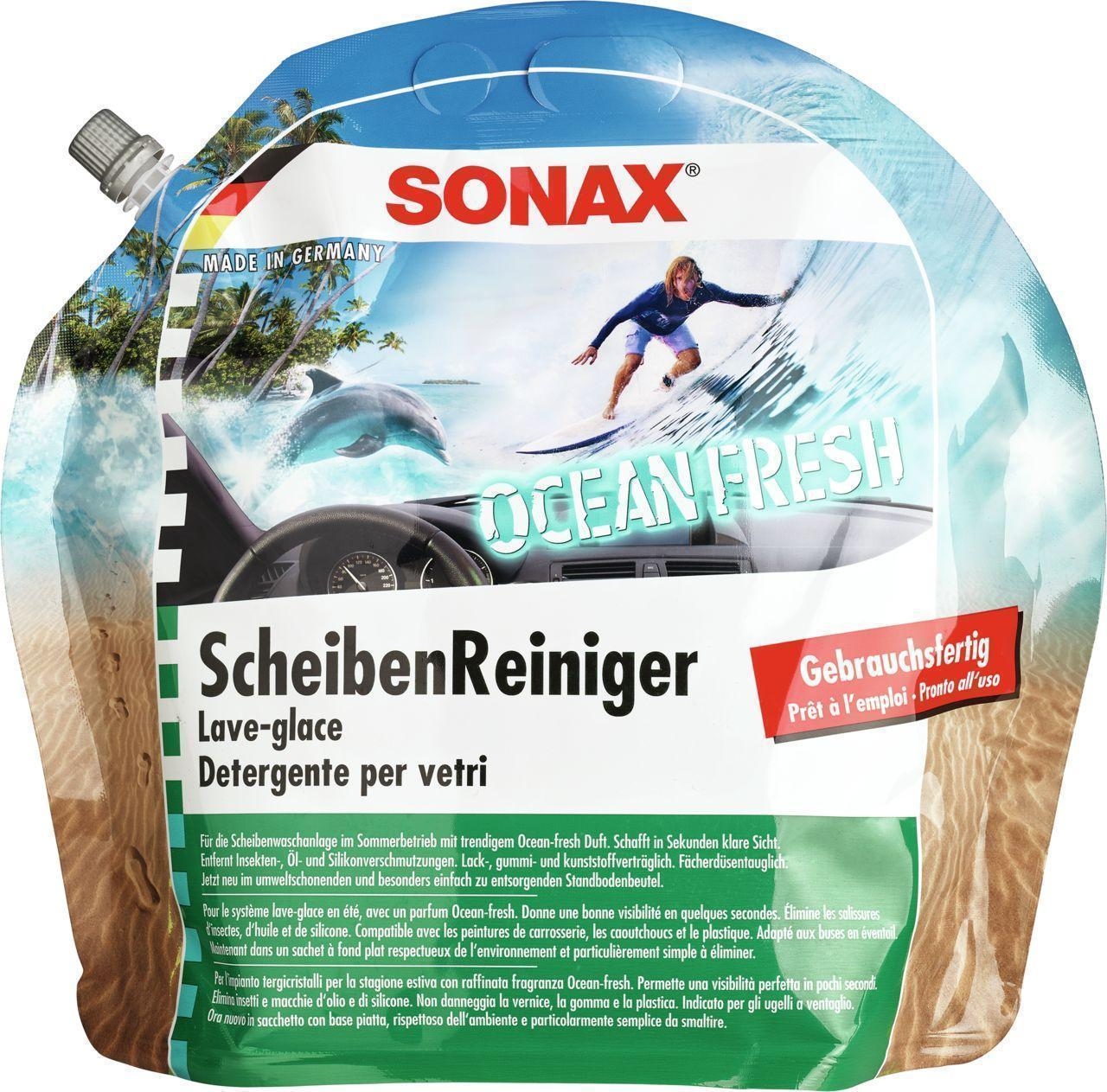 SONAX Reiniger, Scheibenreinigungsanlage ScheibenReiniger gebrauchsfertig Ocean-fresh