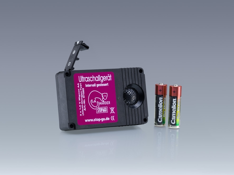 STOP&GO Marderabwehr Ultraschallgerät Batteriebetrieb