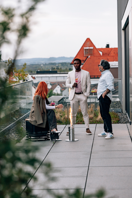 SPIN 1500 Standfeuer silber