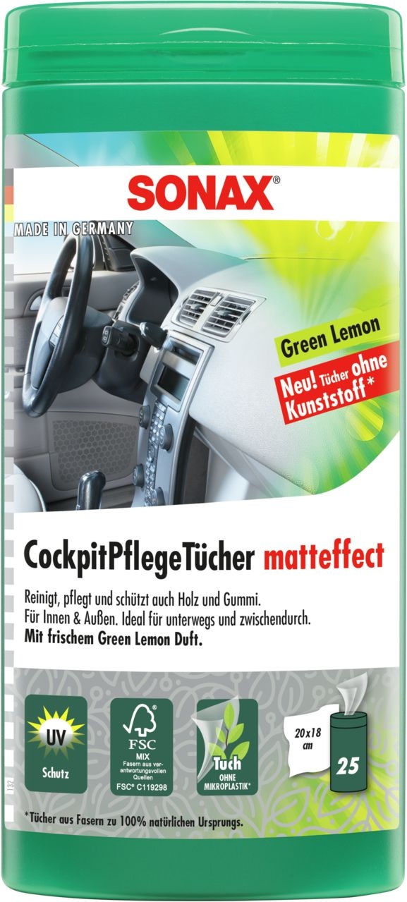 SONAX Reinigungstücher CockpitPflegeTücher