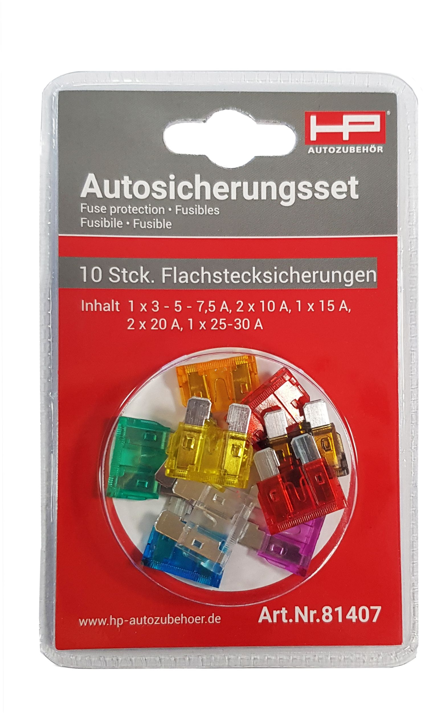 HP Flachstecksicherungen-Set