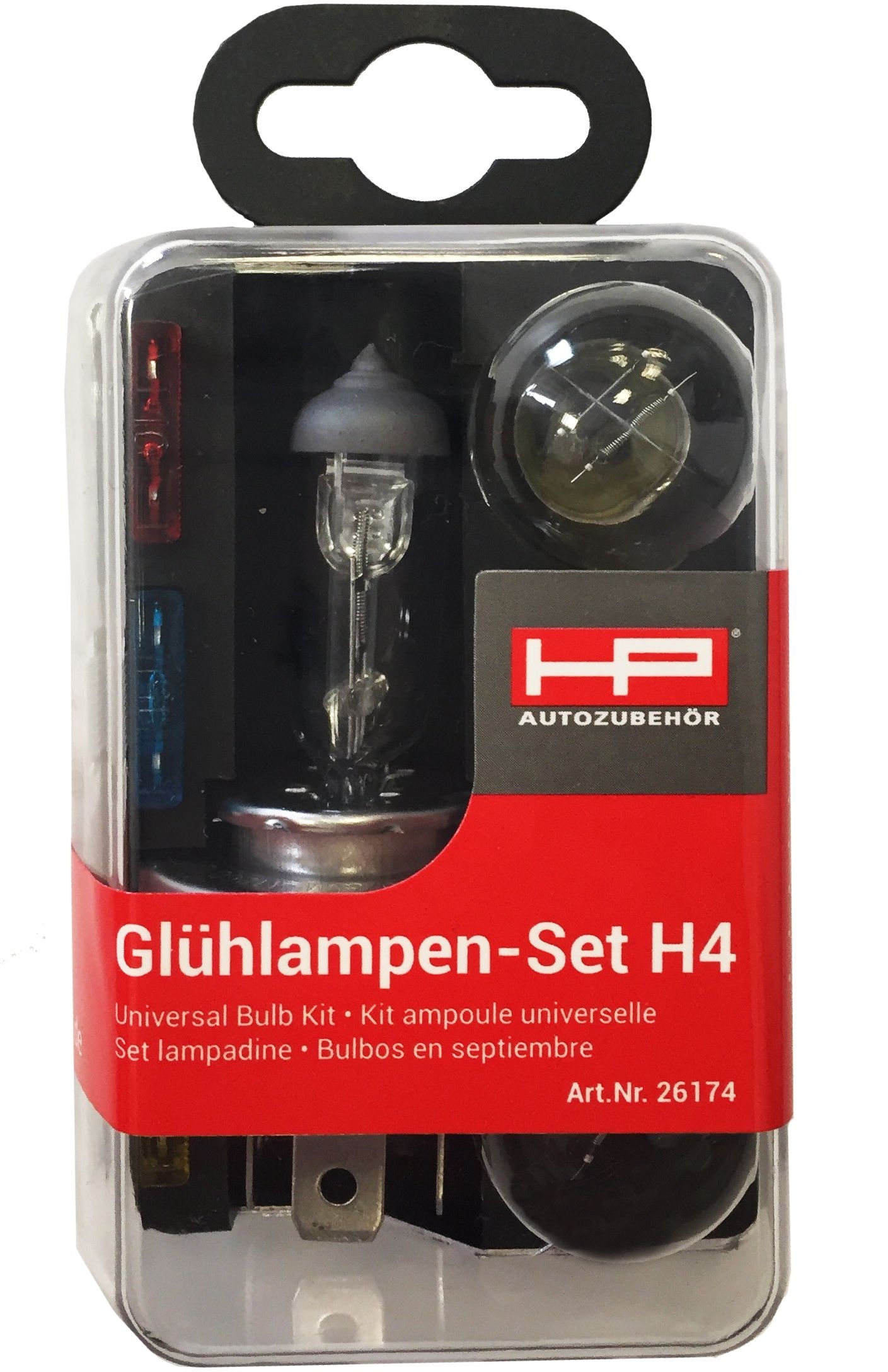 HP Glühlampen Ersatzkasten H4