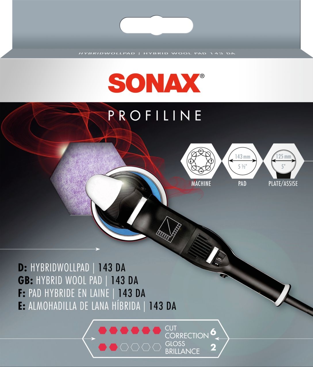 SONAX Aufsatz, Poliermaschine HybridWollPad