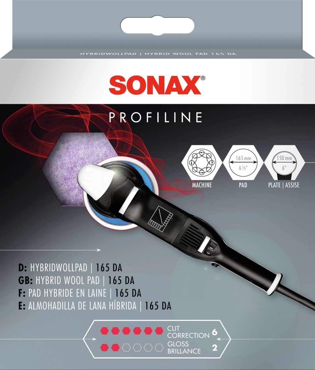 SONAX Aufsatz, Poliermaschine HybridWollPad