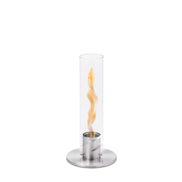 SPIN 90 Tischfeuer silber