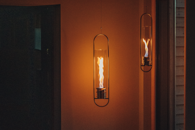 SPIN 90 H&auml;ngefeuer silber