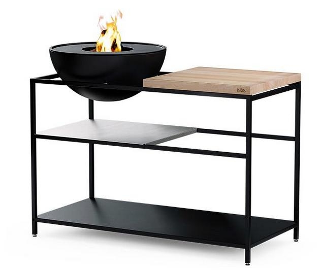FIRE KITCHEN mit BOWL 57 Plancha-Grillset tief