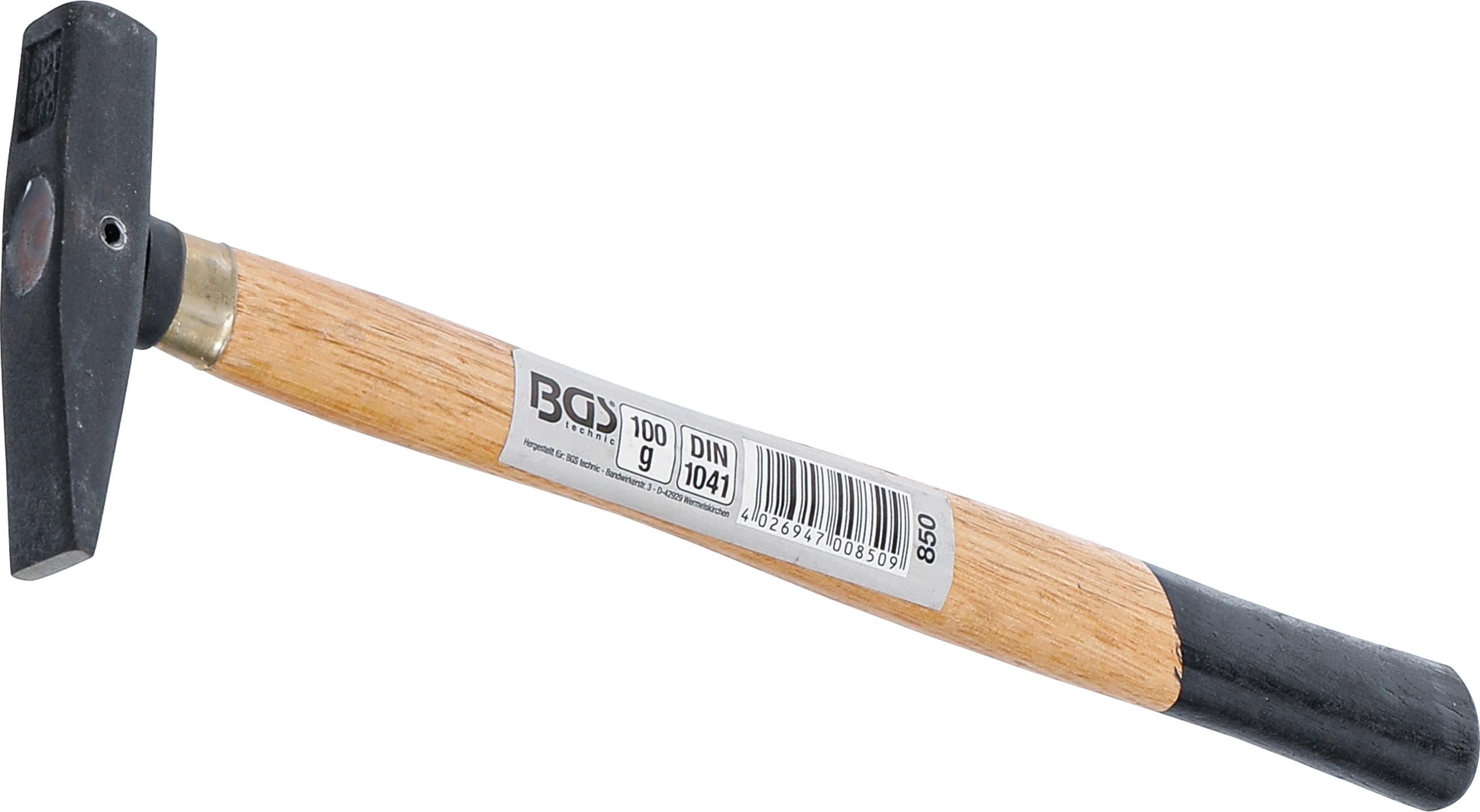 Schlosserhammer | Holz-Stiel | DIN 1041 | 100 g