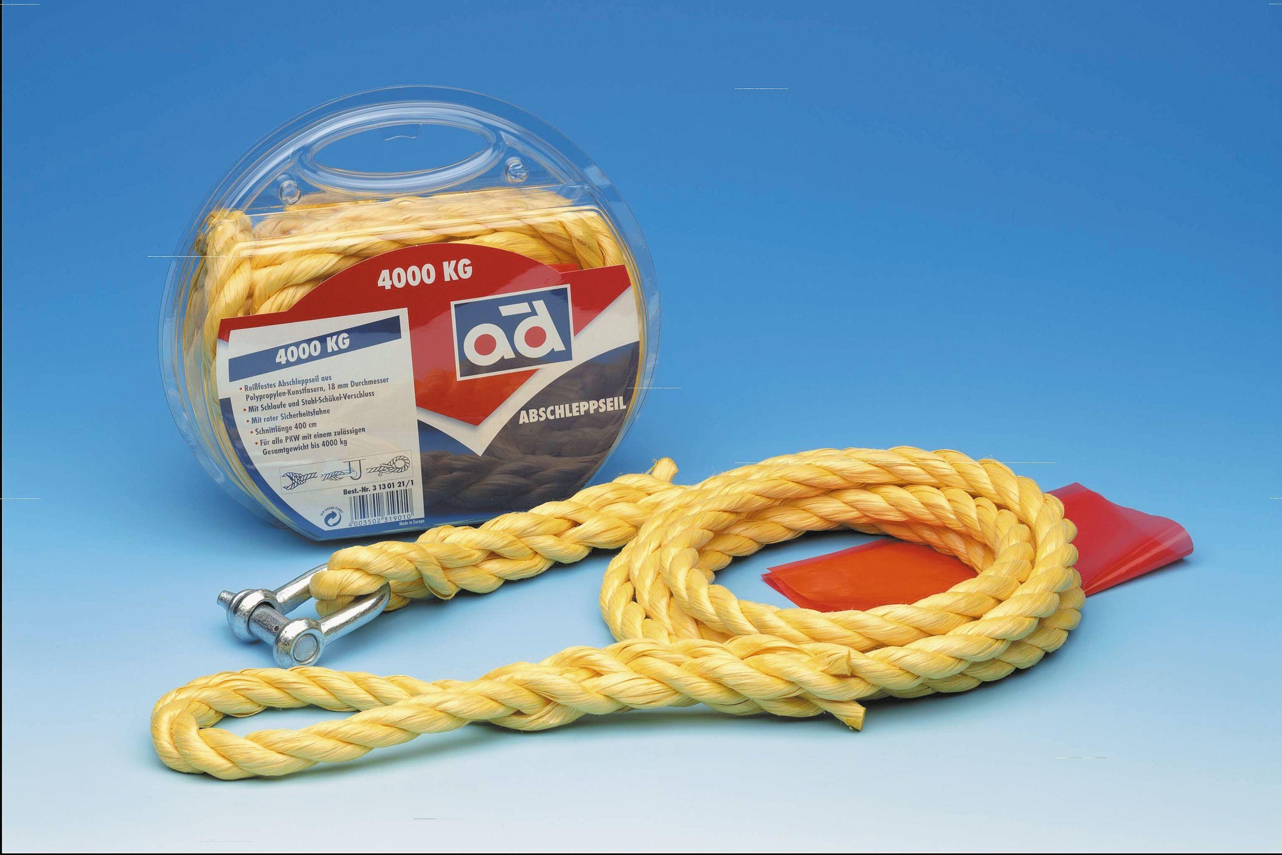 ad Abschleppseil gelb 4000 kg