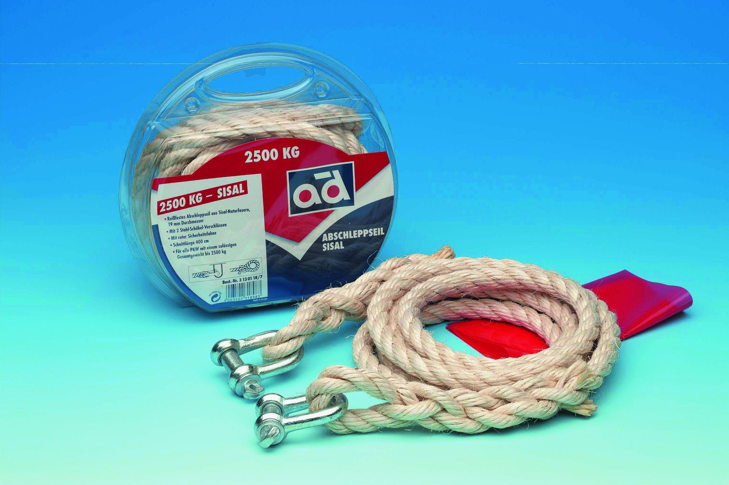Abschleppseil Sisal bis 2500 kg