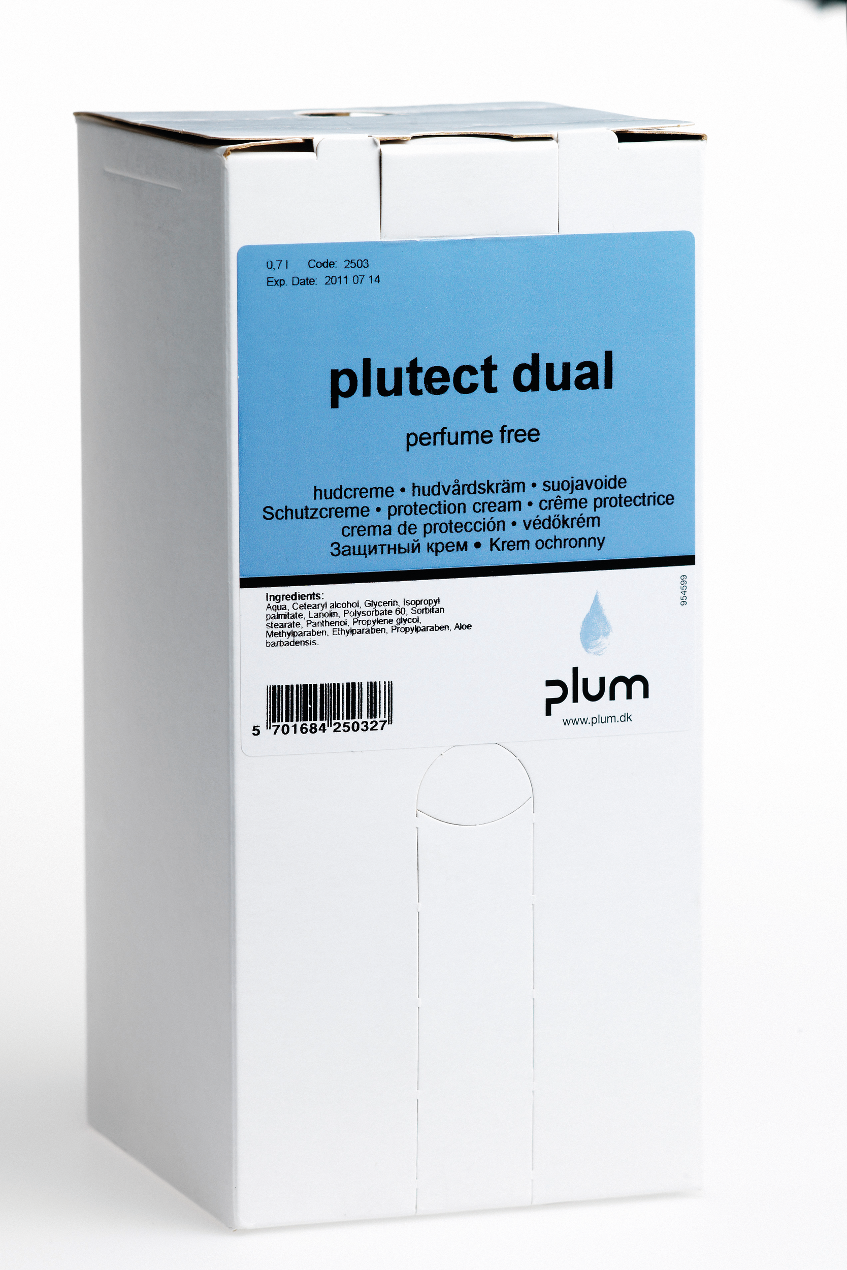 Hautschutzcreme Plutect Dual 700ml