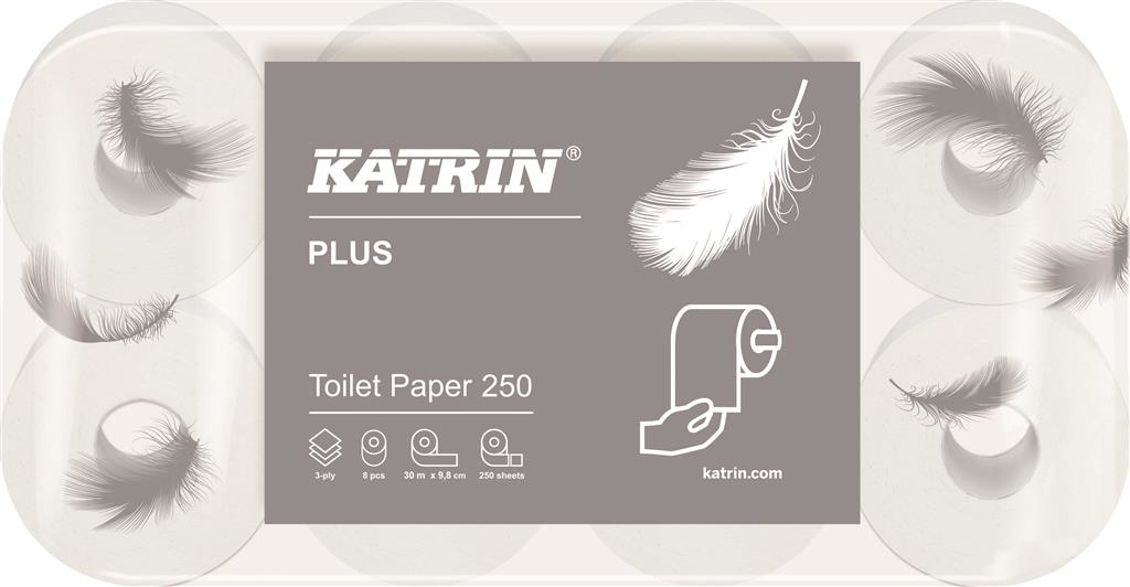 Toilettenpapier KATRIN Plus 8 Rollen