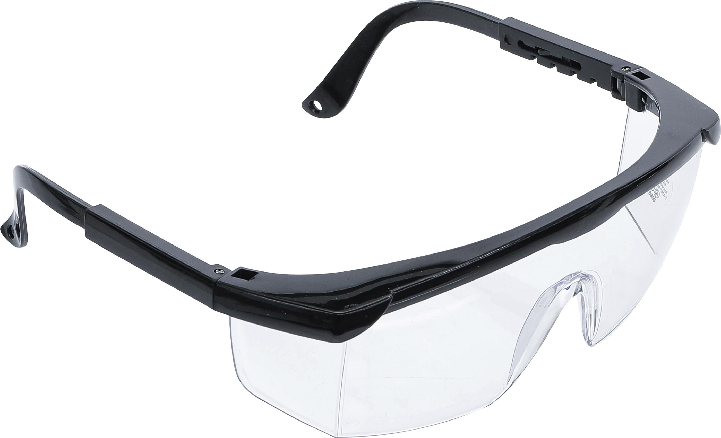 Schutzbrille mit verstellbarem Bügel | transparent