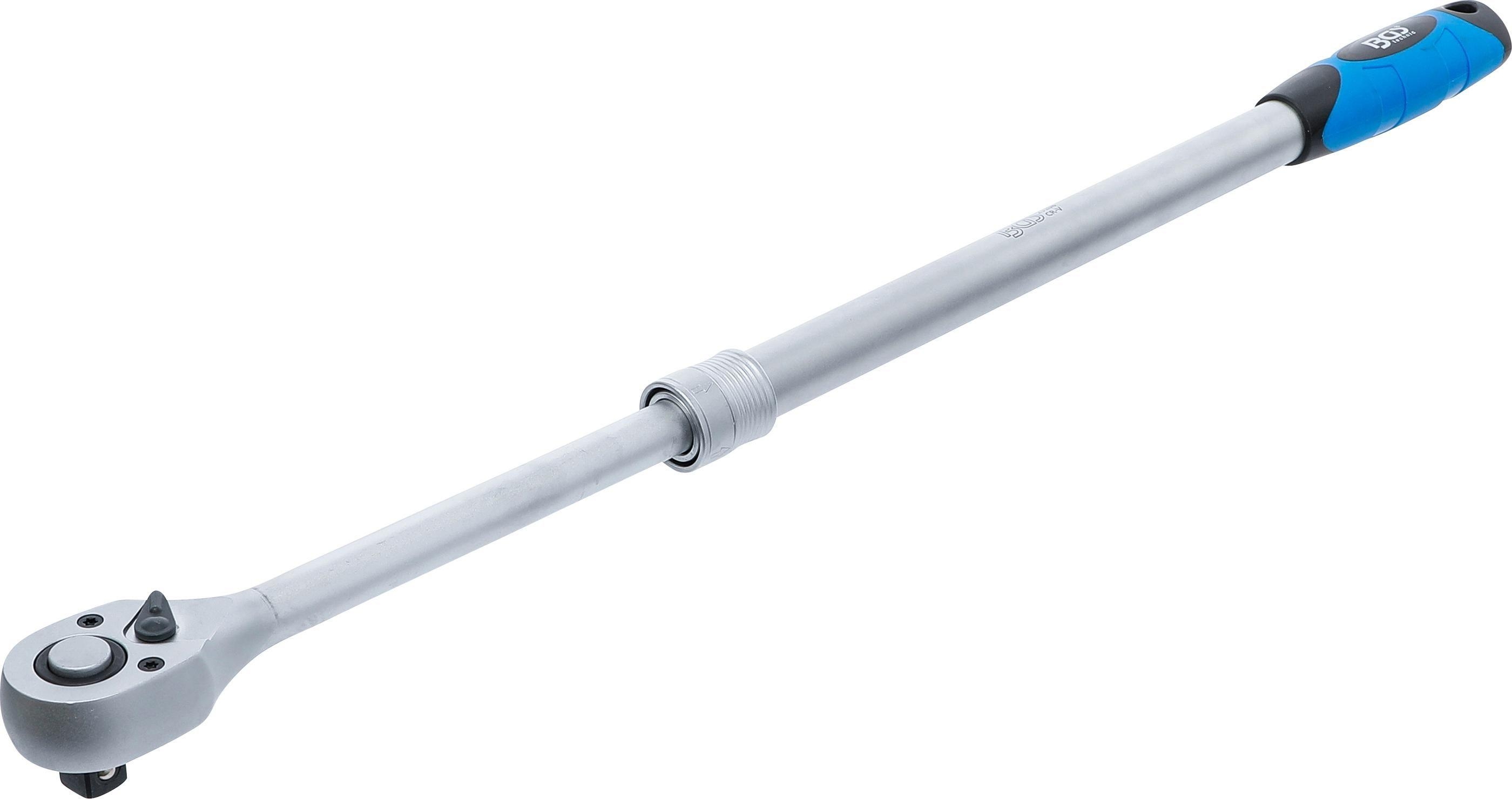 Umschaltknarre, ausziehbar | Abtrieb Au&szlig;envierkant 12,5 mm (1/2") | 450 - 610 mm