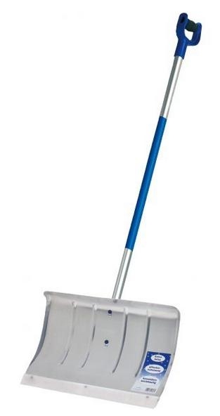 Alu-Schneeschieber silber/blau