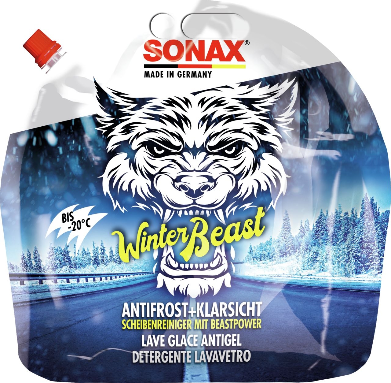 SONAX Scheibenfrostschutz WinterBeast 3 Liter