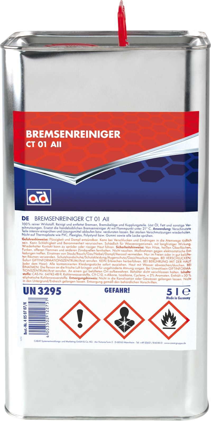 Bremsenreiniger CT 01 AII 5 Liter