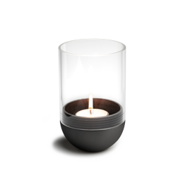 GRAVITY CANDLE Windlicht schwarz