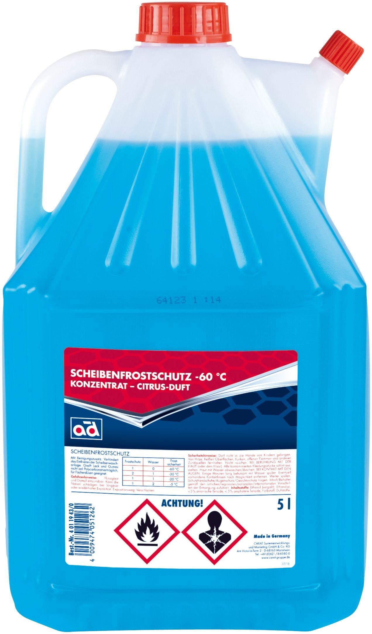 ad Scheibenfrostschutz -60°C 5 Liter