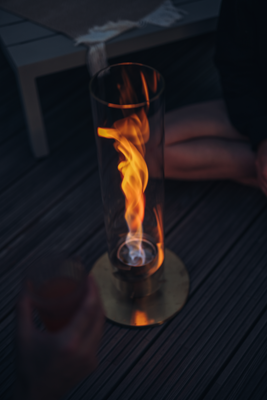 SPIN 120 Tischfeuer gold
