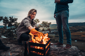 Feuerhandschuhe Leder