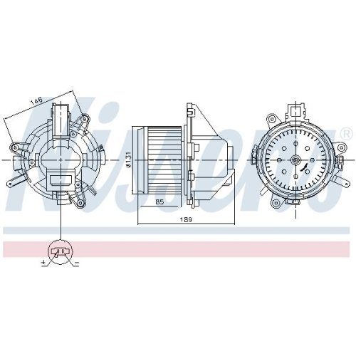 NISSENS Innenraumgebläse
