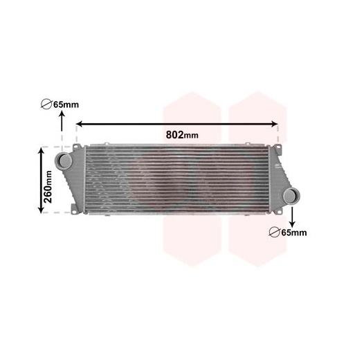 VAN WEZEL Ladeluftkühler