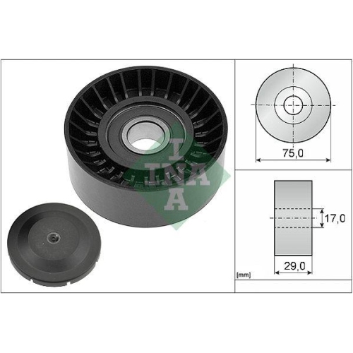 Schaeffler INA Umlenk-/Führungsrolle, Keilrippenriemen