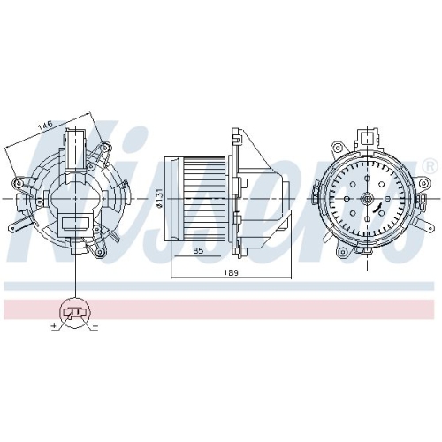 NISSENS Innenraumgebläse
