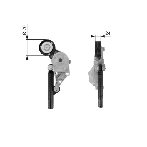 GATES Riemenspanner, Keilrippenriemen DriveAlign™