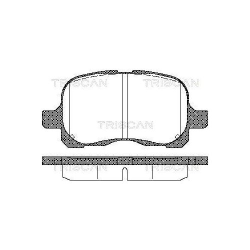TRISCAN Bremsbelagsatz, Scheibenbremse