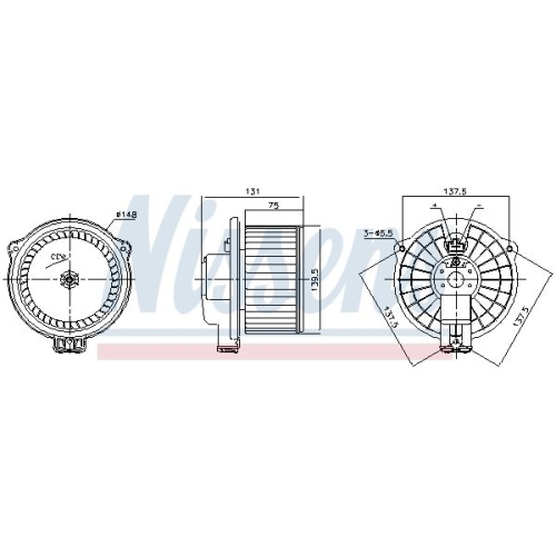 NISSENS Innenraumgebläse