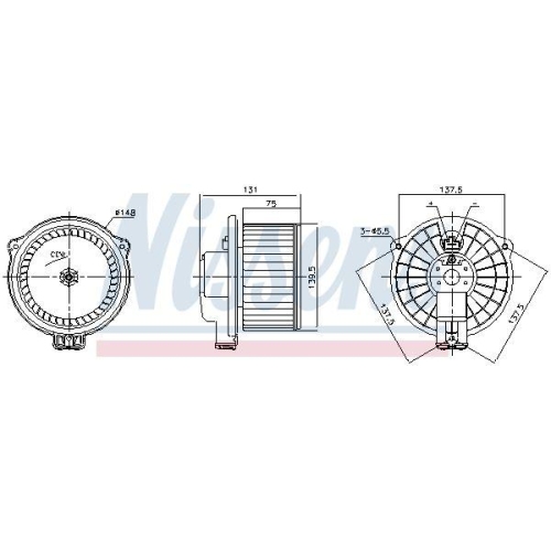 NISSENS Innenraumgebläse