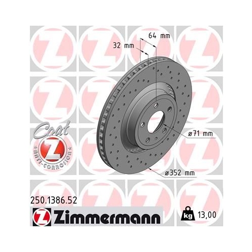 ZIMMERMANN Bremsscheibe SPORT Z