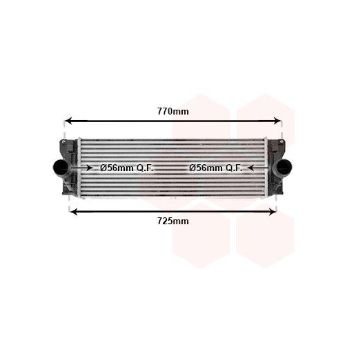 VAN WEZEL Ladeluftkühler