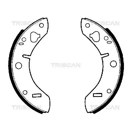 TRISCAN Bremsbackensatz