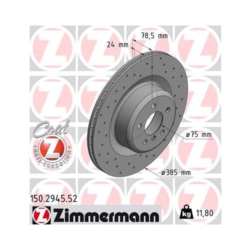 ZIMMERMANN Bremsscheibe SPORT Z