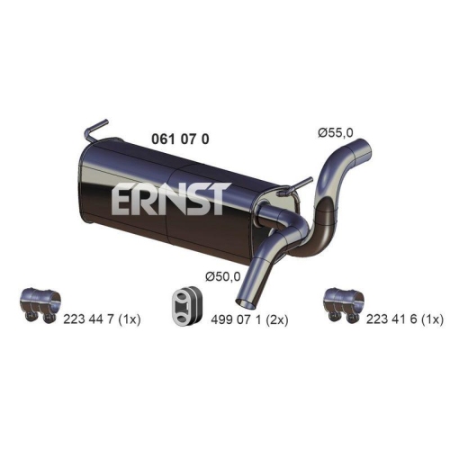 ERNST Endschalldämpfer