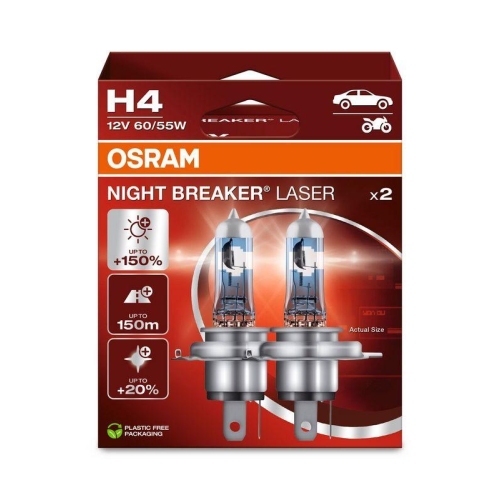 ams-OSRAM Glühlampe, Fernscheinwerfer NIGHT BREAKER® LASER